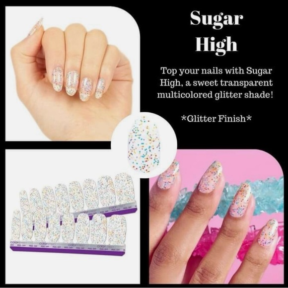 Color Street Other - Color Street Nail Polish Strips: Sugar High